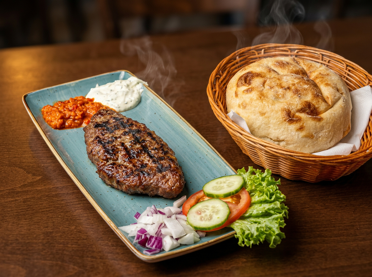 Gefüllte Pljeskavica